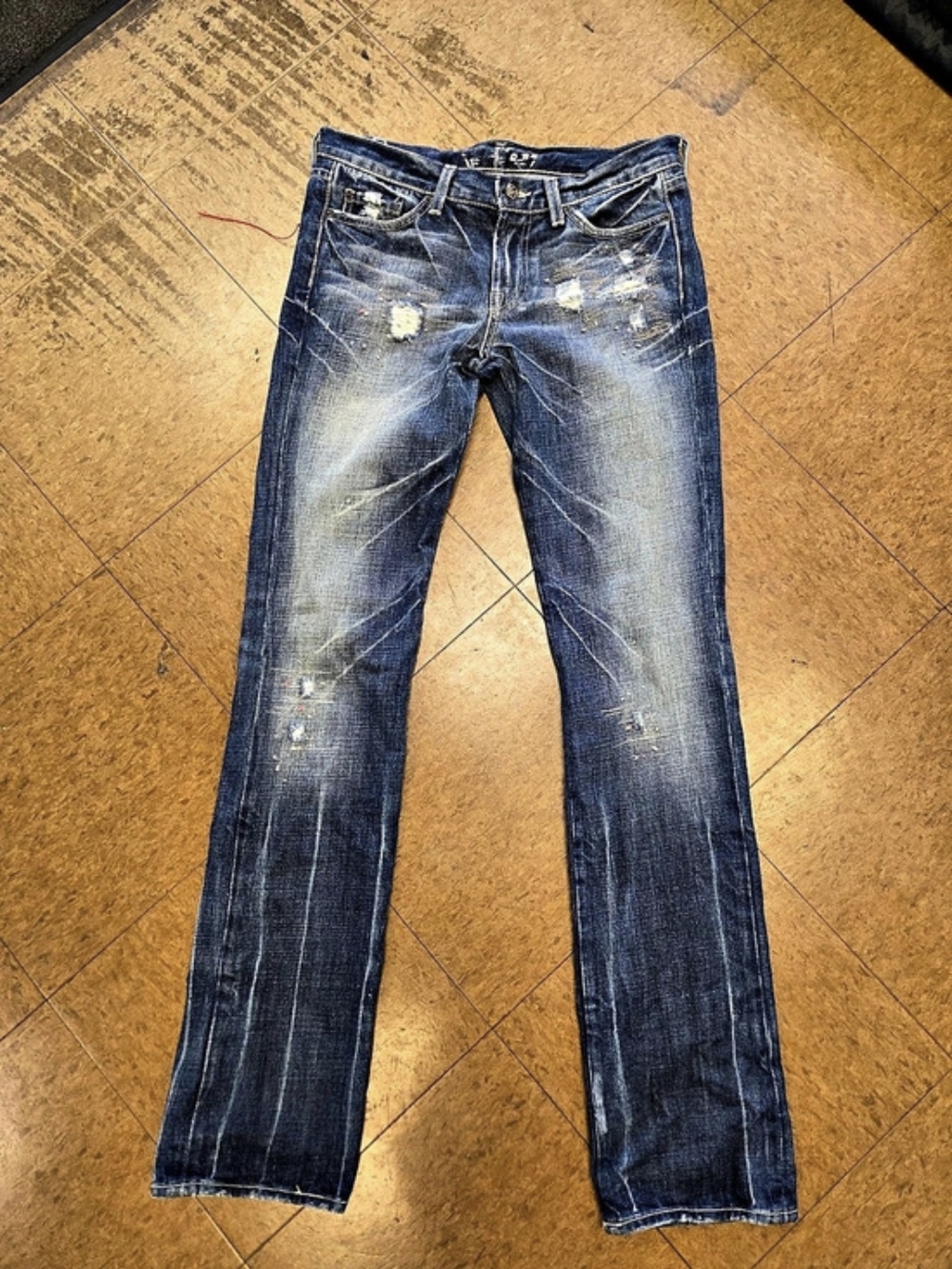 7 for All Mankind Y2k Discontinued Emerald Rice J Bootcut Jeans Size 28L
